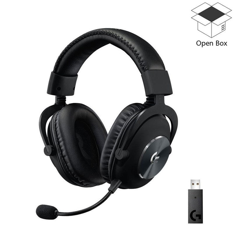 Logitech PRO X Wireless LIGHTSPEED Gaming Headset - Black - Open Box Logitech PRO X Wireless LIGHTSPEED Gaming Headset - Black - Open Box